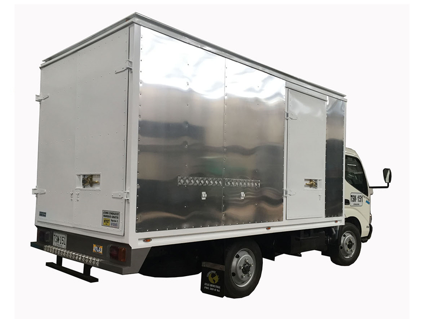 Furgón en fibra de vidrio